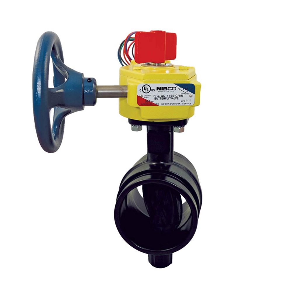 WAFER BUTTERFLY VALVE ROLL GROOVE, MONITOR, UL/FM VALVES Fire