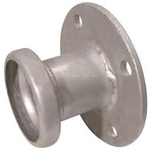 GALVANISED STEEL BAUER COUPLING - Female Socket x Flanged Table D