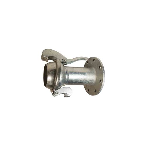 GALVANISED STEEL BAUER COUPLING - Male Ball x Flanged Table D