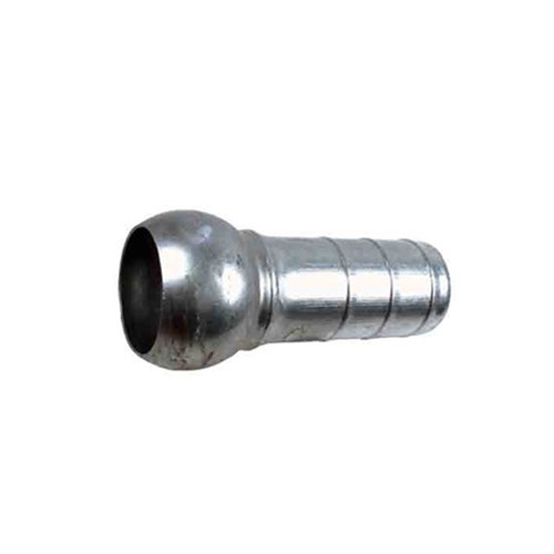 GALVANISED STEEL BAUER COUPLING - Male Ball x Hosetail