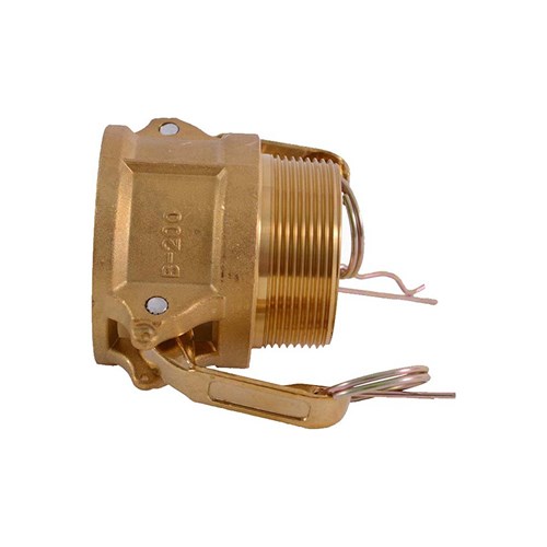 BRASS CAMLOCK COUPLER - TYPE B x BSPT Male