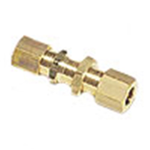 BRASS COMPRESSION FITTING x Union Bulkhead - Metric tube