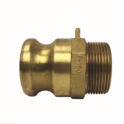 BRASS CAMLOCK ADAPTOR - TYPE F x NPT Male