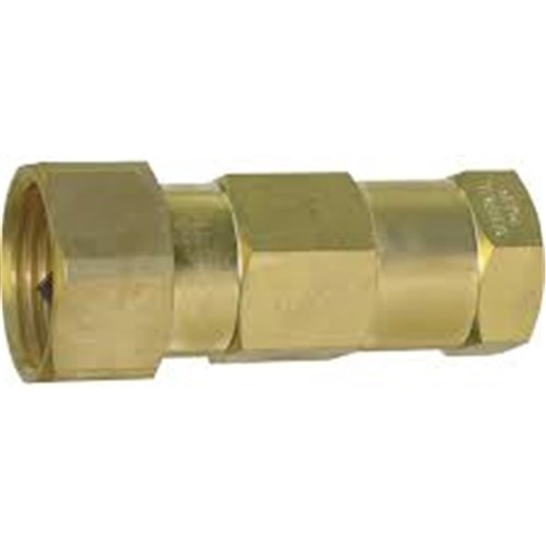 BRASS INLINE SWIVEL JOINT - Female x Female BSP