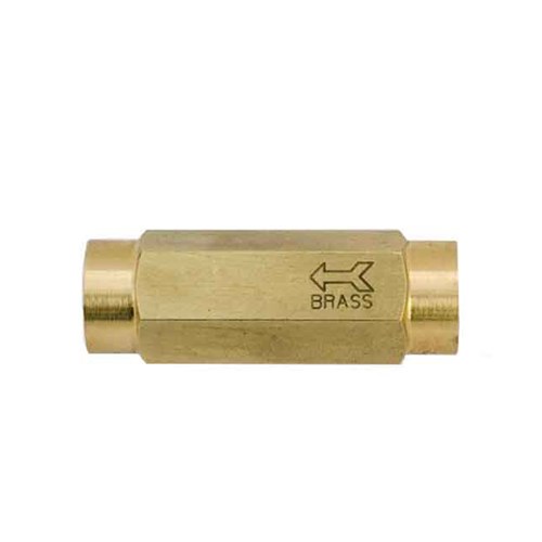 BRASS CHECK VALVE - MINI, BSP female, NBR seals, 150 psi