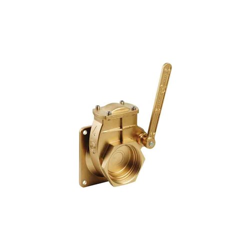 BRASS GATE VALVE - Quick Acting Handle, Flanged 4 Hole x BSP Female