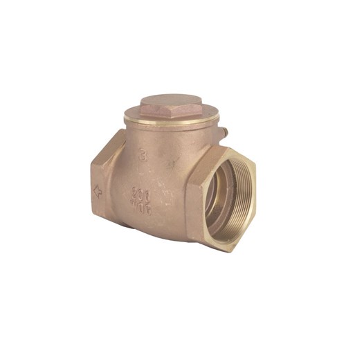 BRONZE SWING CHECK VALVE - WATERMARK, Brass seal, BSP Female