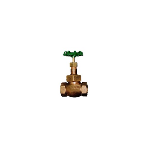 BRONZE GLOBE VALVE - Union Bonnet design, BSP Female, Stainless steel seat