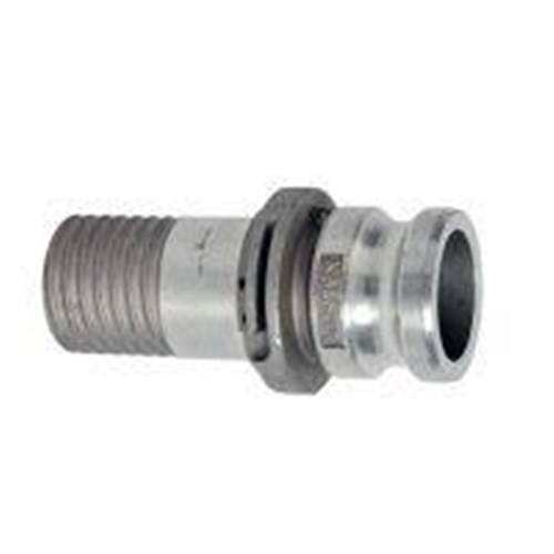 ALUMINIUM CRIMP CAMLOCK ADAPTOR - Hosetail Type E x Anti-static