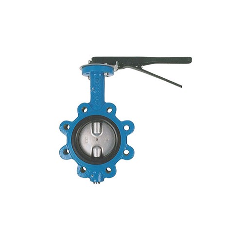 CAST IRON BUTTERFLY VALVE - LUGGED x Lever Operated, Buna seals