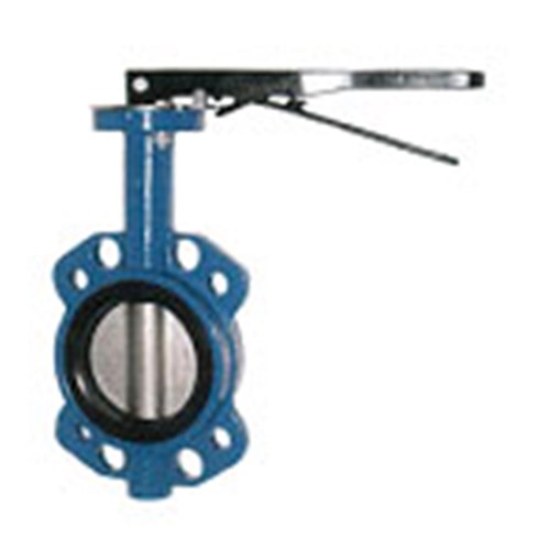 CAST IRON BUTTERFLY VALVE - WAFER x Lever Operated, Buna seals, DD Shaft