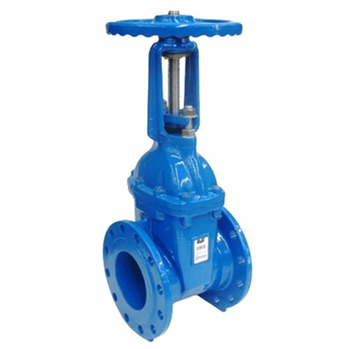 CAST IRON GATE VALVE - Rising Stem, Flanged Table D, Resilient Seat