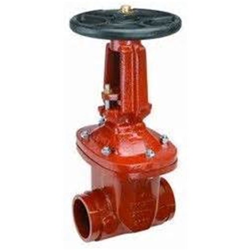 CAST IRON GATE VALVE - Rising Stem, Roll Groove, UL/FM