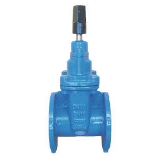 CAST IRON SLUICE VALVE - Flanged Table E, Counter Clockwise Close