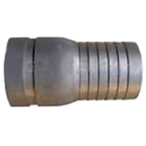 BLACK STEEL COMBINATION NIPPLE - Serrated hosetail x Roll Groove