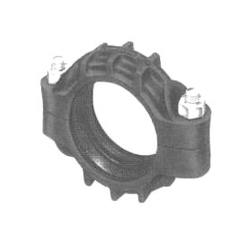 GALVANISED PIPE CLAMP - Grooved - Flexible Style 77, NBR seal