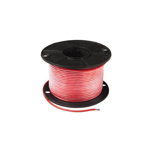 MULTICORE SOLENOID CABLE - 1.0 mm x 9 Core, Red PVC outer sheath, for 24 VAC