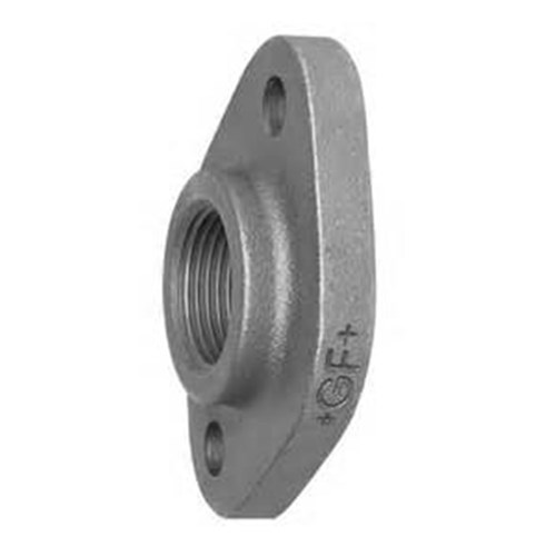 GALVANISED IRON FLANGE - OVAL threaded BSP Female