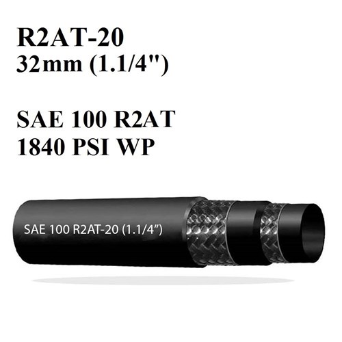 CUSTOMISED HYDRAULIC HOSE ASSEMBLY - R2AT-20 (1 1/4