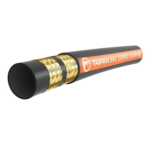 HYDRAULIC JACKING HOSE - Synthetic Rubber Cover x Two Braid - 10000 PSI