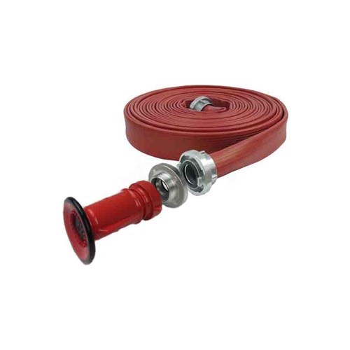 PVC/NBR FIRE 38mm x 30m C/W STORZ, FIRE NOZZLE & PRE-FORM CLAMPS