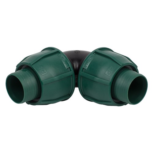 NYGLASS RURAL COMPRESSION 90 ELBOW - Union