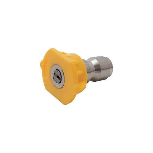 NOZZLE - QUIK TIP x Fan Spray/ Chiselling @ 15 degree, Yellow