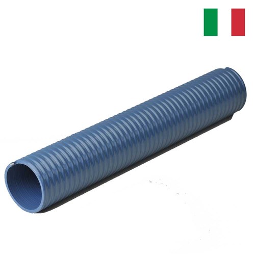PVC PETROLEUM SUCTION & DELIVERY HOSE - Blue corrugated cover, rigid helix