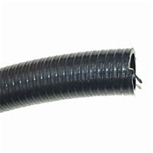 PVC PETROLEUM SUCTION & DELIVERY HOSE - Black corrugated cover, rigid helix