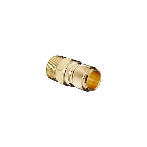 BRASS STRAIGHT THRU QUICK COUPLER - Plug, BSPP male, Eaton ST Series