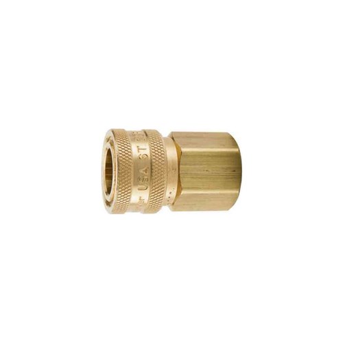 BRASS STRAIGHT THRU QUICK COUPLER - Socket, BSPP female, Eaton ST Series