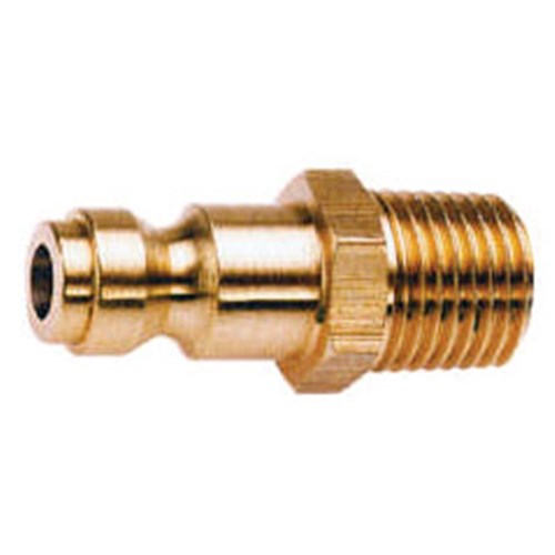 BRASS QUICK COUPLER PLUG - RYCO Series 200 to BSPT male