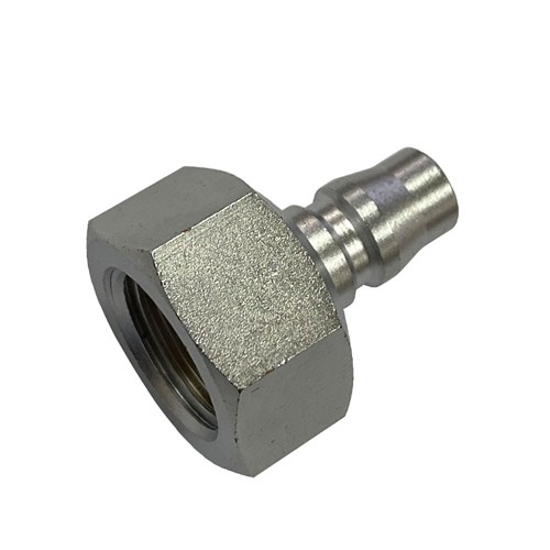 STEEL PLATED QUICK COUPLER PLUG - NITTO Hi-Cupla to BSPT female