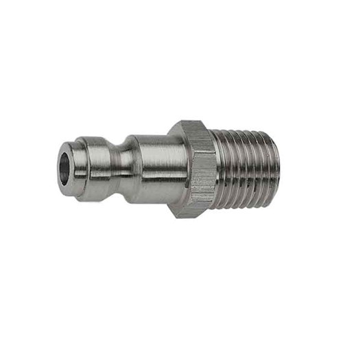 STEEL PLATED QUICK COUPLER PLUG - RYCO Series 200 & 290 to BSPT male