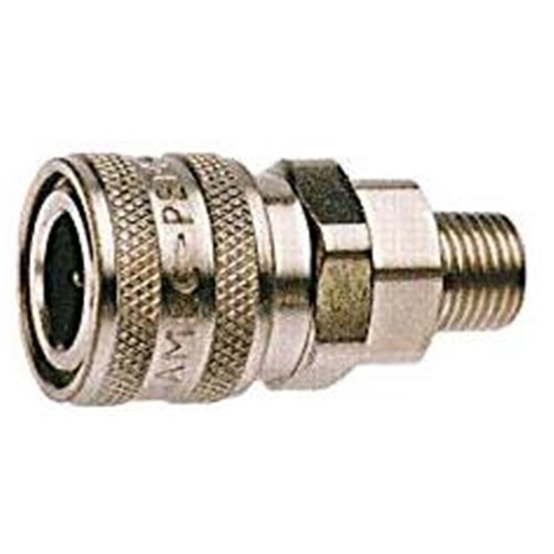 STEEL PLATED QUICK COUPLER SOCKET - RYCO Series 500 to BSPT male
