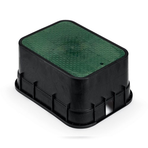 RAINBIRD-Jumbo PVB Valve Box with Green Lid