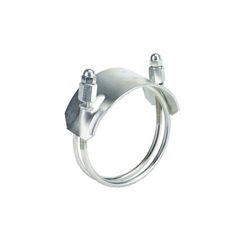 STEEL PLATED HOSE CLAMP - Left Hand Spiral