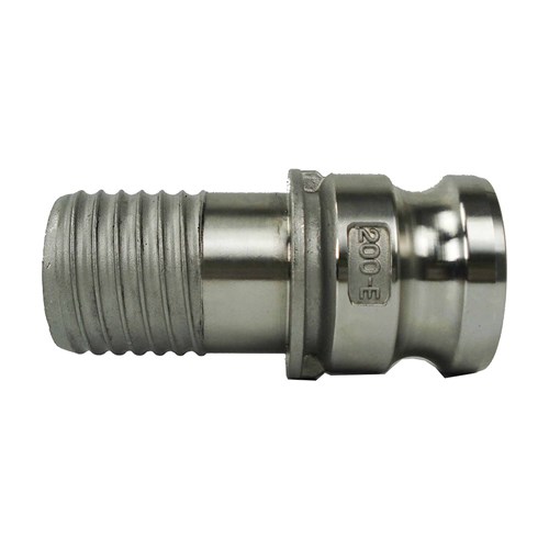 316 STAINLESS STEEL CRIMP CAMLOCK ADAPTOR - Hosetail Part E