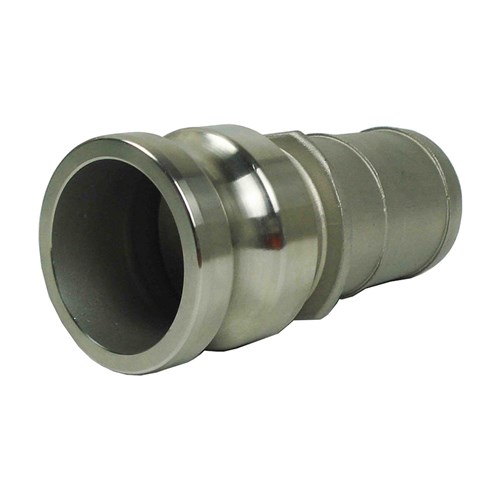 316 STAINLESS STEEL CAMLOCK ADAPTOR - TYPE E x Hosetail